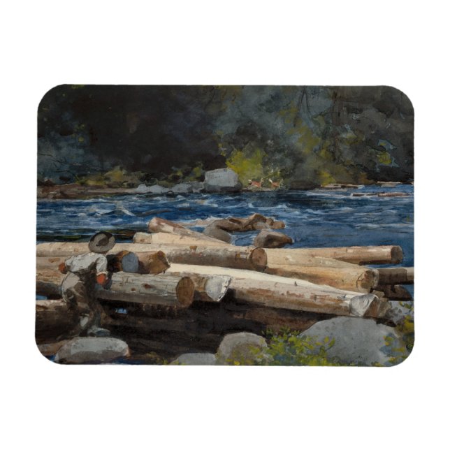 Winslow Homer - Hudson River Magnet (Horizontal)