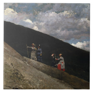 Winslow Homer - In the Mountains Ceramic Tile