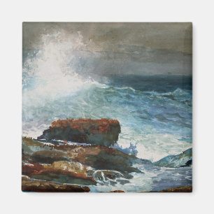 Winslow Homer - Incoming Tide, 1885, artwork Magnet