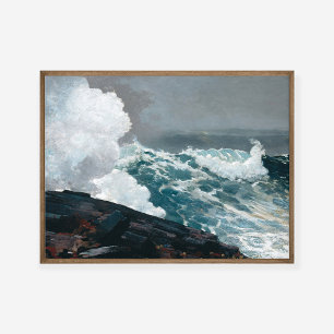 Winslow Homer Northeaster  Poster
