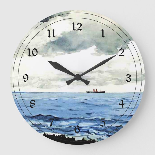 Winslow Homer painting, Bermuda Large Clock (Front)
