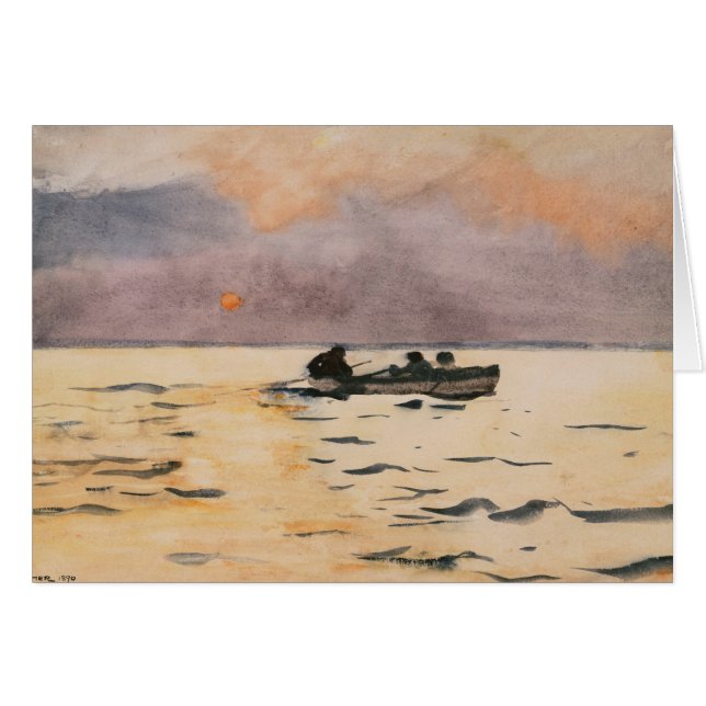Winslow Homer - Rowing Home (Front Horizontal)