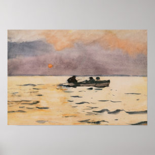 Winslow Homer - Rowing Home Poster