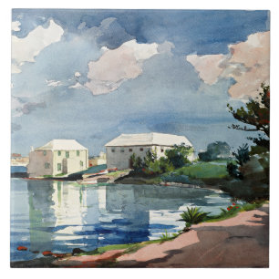 Winslow Homer, Salt Kettle, Bermuda Ceramic Tile