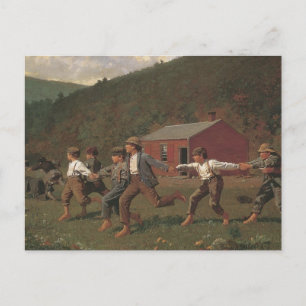 Winslow Homer Snap The Whip Postcard