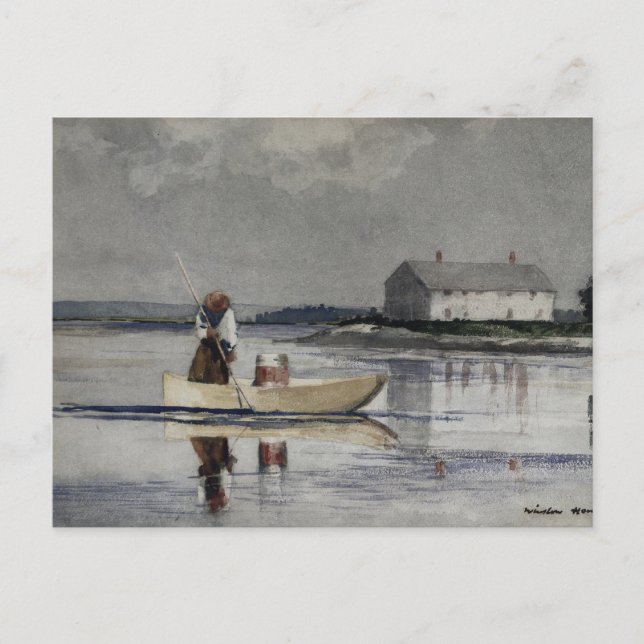 Winslow Homer - Spreading Eels Postcard (Front)
