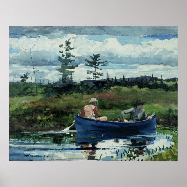 Winslow Homer - The Blue Boat Poster (Front)