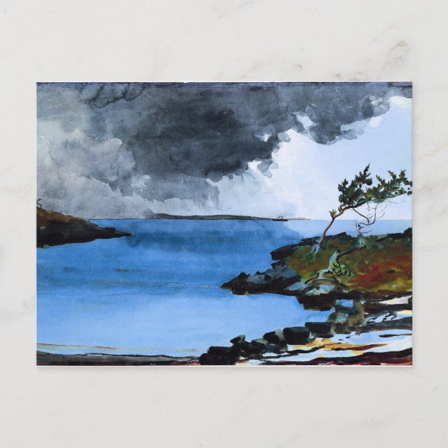 Winslow Homer - The Coming Storm Postcard (Front)