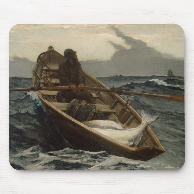 Winslow Homer - The Fog Warning Mouse Pad (Front)