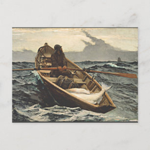 Winslow Homer - The Fog Warning Postcard