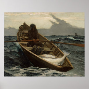Winslow Homer - The Fog Warning Poster