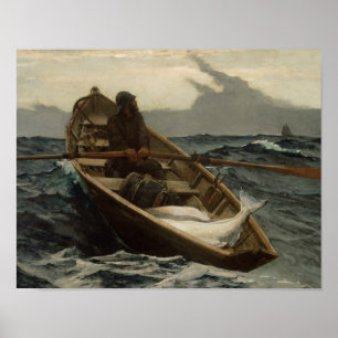 Winslow Homer - The Fog Warning Poster