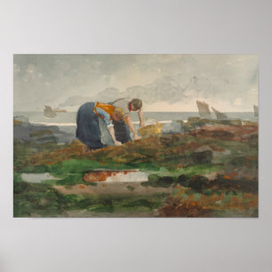 Winslow Homer - The Mussel Gatherers Poster
