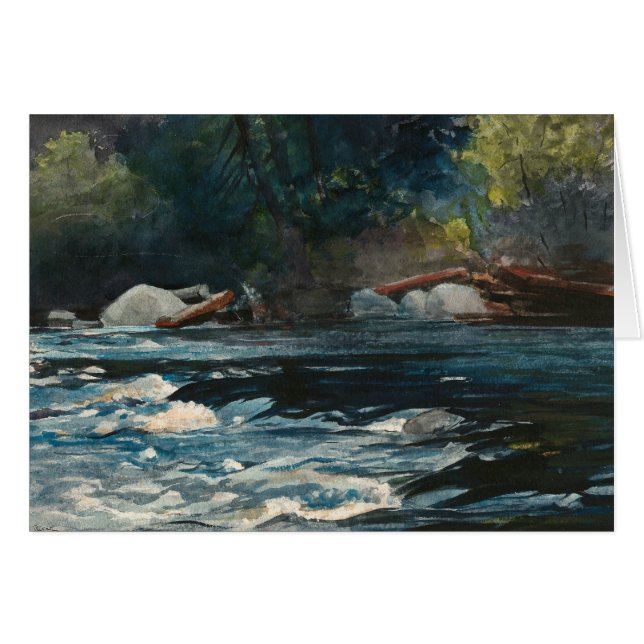 Winslow Homer - The Rapids, Hudson River (Front Horizontal)