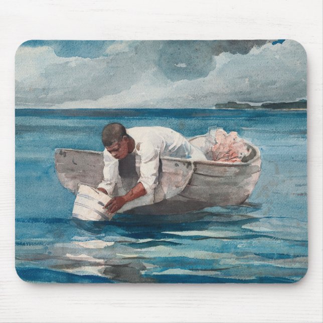 Winslow Homer - The Water Fan Mouse Pad (Front)