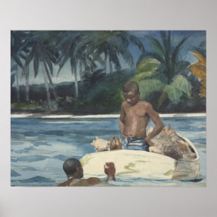 Winslow Homer - West India Divers Poster