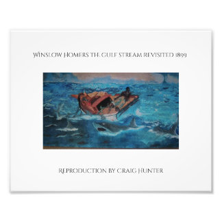Winslow Homers reproduction of the Gulf Stream Photo Print
