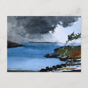 Winslow Homer's "The Coming Storm" Postcard