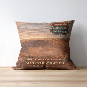 Winslow Meteor Crater Route Centennial Cushion