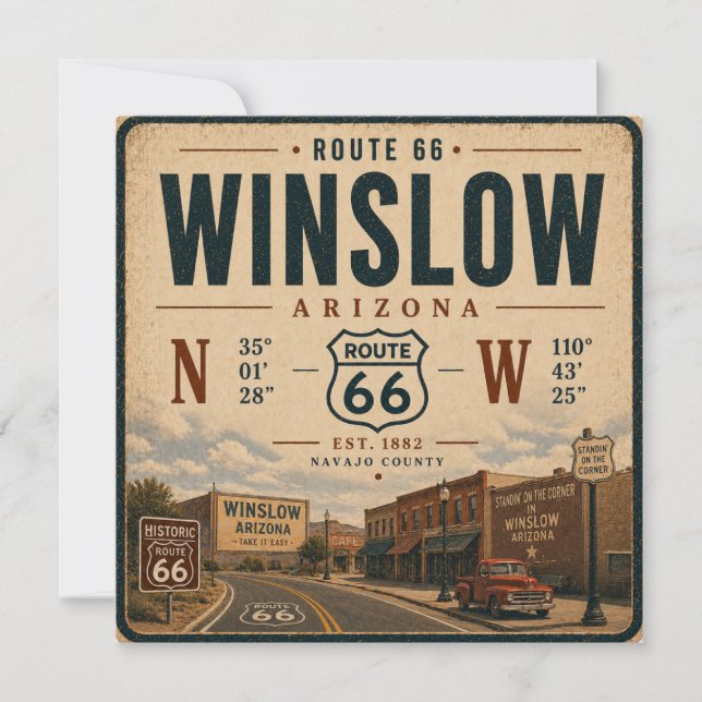 Winslow Vintage Americana Road Trip (Front)