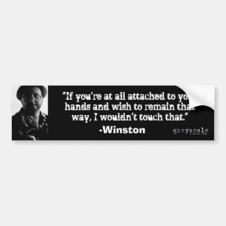 Winston Bumper Sticker