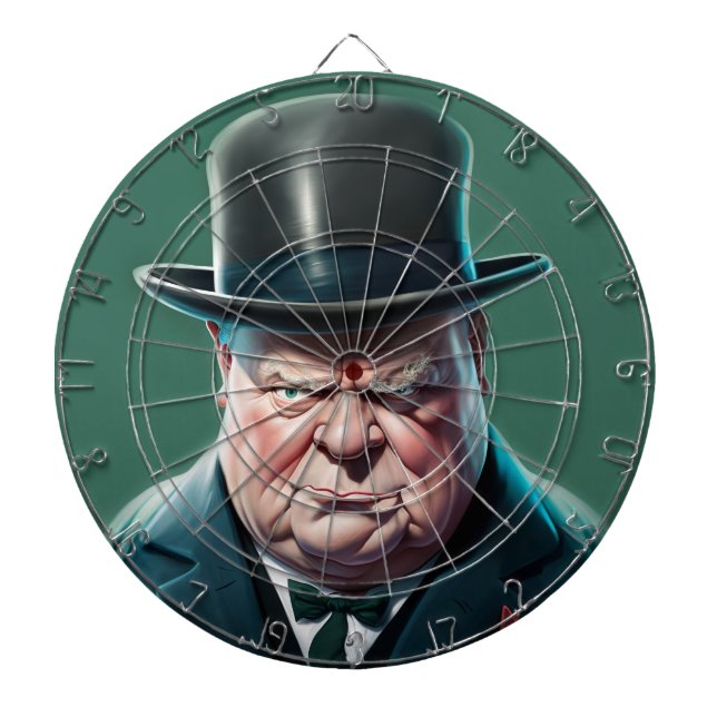 Winston Churchill Dartboard (Front)