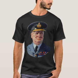 Winston Churchill In Uniform T-Shirt