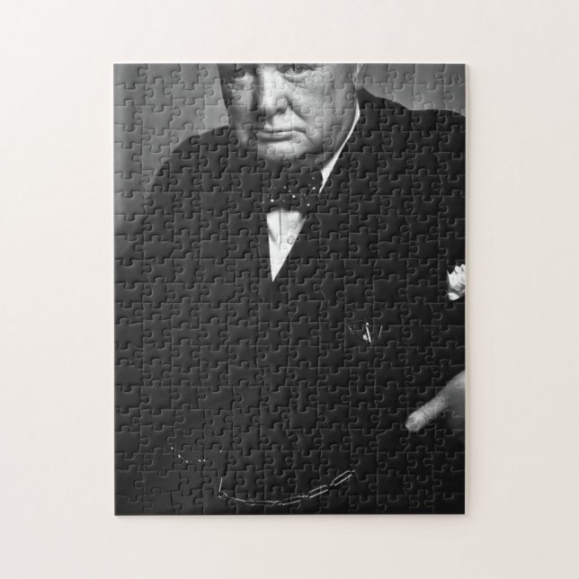 Winston Churchill Jigsaw Puzzle (Vertical)