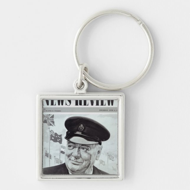 Winston Churchill Key Ring (Front)
