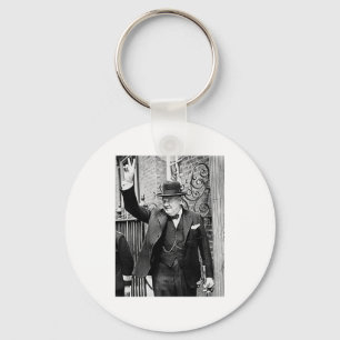 Winston Churchill Key Ring