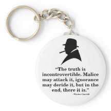 Winston Churchill Keyring - Quote 21