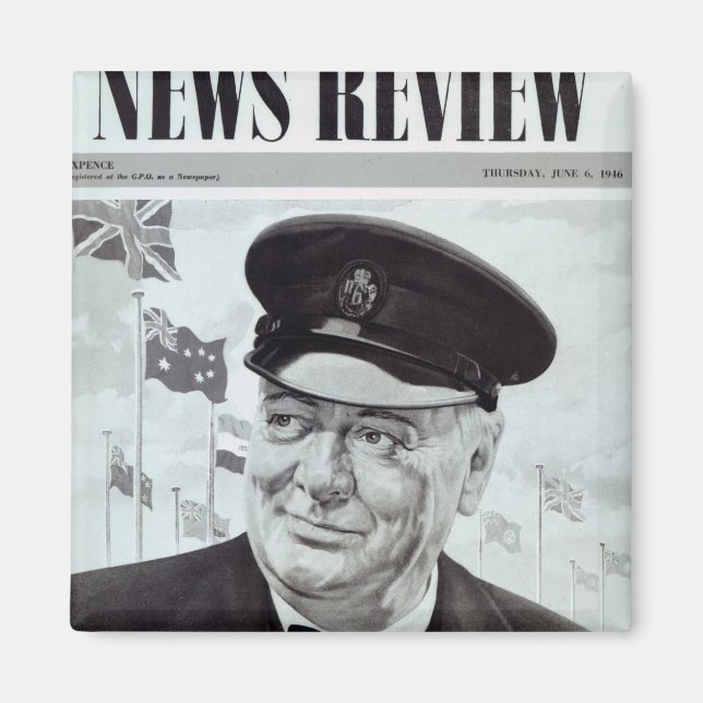 Winston Churchill Magnet (Front)