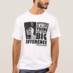 Winston Churchill - Motivational Quote T-Shirt