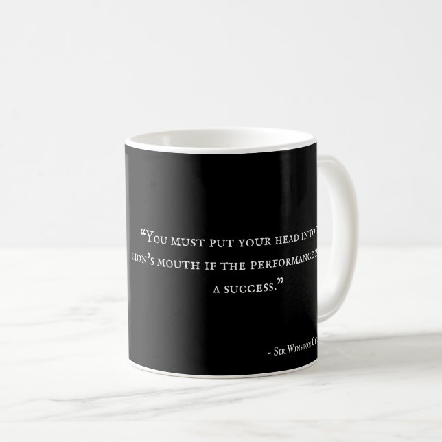 Winston Churchill Mug - Quote 3 (Front Right)