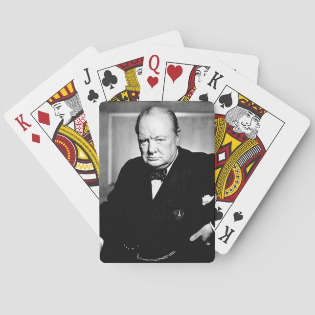 Winston Churchill Playing Cards (Back)