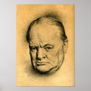 Winston Churchill Poster