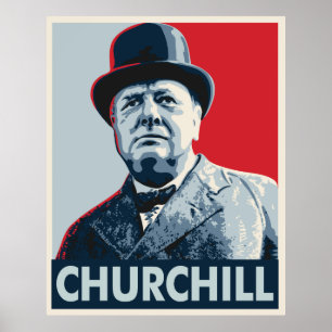Winston Churchill Poster