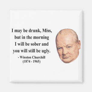 Winston Churchill Quote 2b Magnet