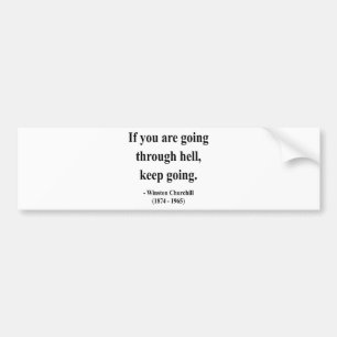 Winston Churchill Quote 4a Bumper Sticker