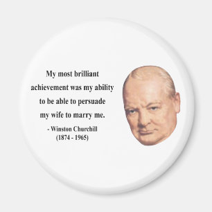 Winston Churchill Quote 6b Magnet