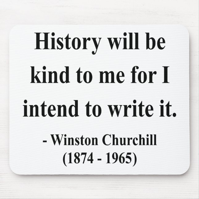 Winston Churchill Quote 7a Mouse Pad (Front)