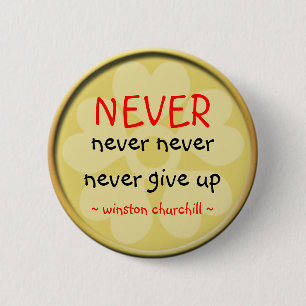 Winston Churchill Quote Button