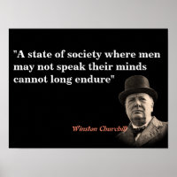 Winston Churchill Quote On Free Speech