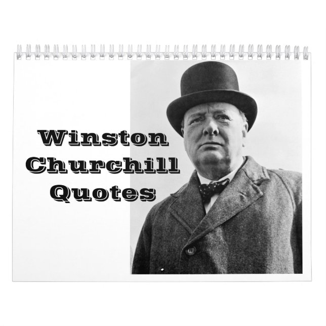 Winston Churchill Quotes Calendar (Cover)