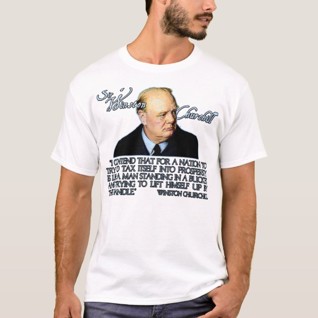 Winston Churchill T-Shirt (Front)
