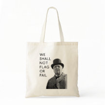 Winston Churchill Tote Bag