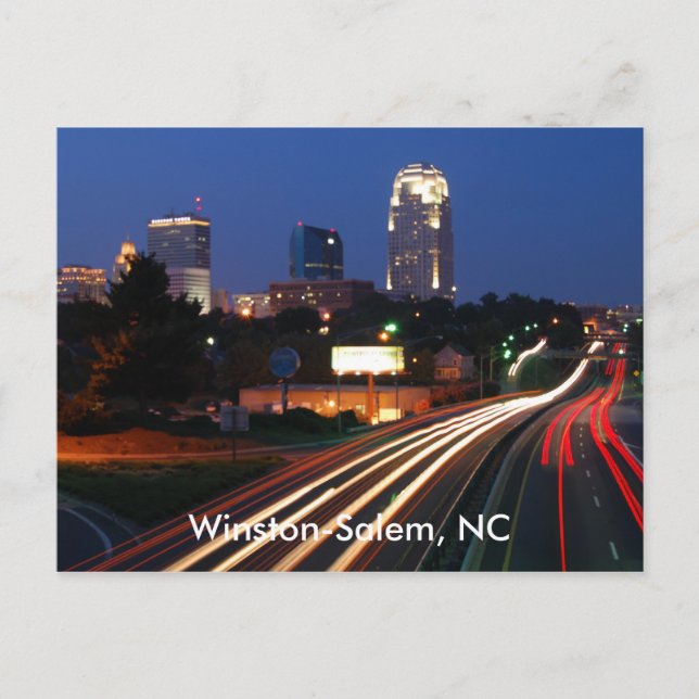 Winston-Salem, NC Postcard (Front)