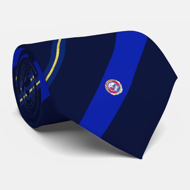 Winston-Salem (North Carolina) city flag Neck Tie (Rolled)