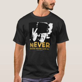 Winston Sez 'Never!' Xtended Back Quote T-Shirt
