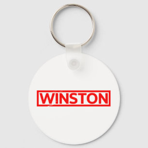 Winston Stamp Key Ring